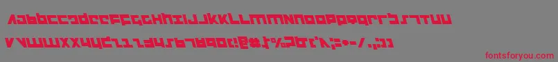 Flightcorpsl Font – Red Fonts on Gray Background