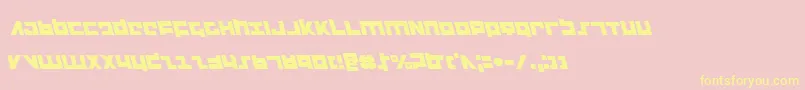 Flightcorpsl Font – Yellow Fonts on Pink Background
