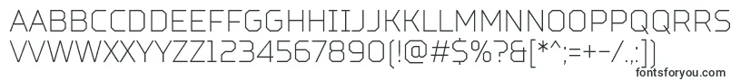 TtSquaresCondensedThinDemo Font – Black Fonts