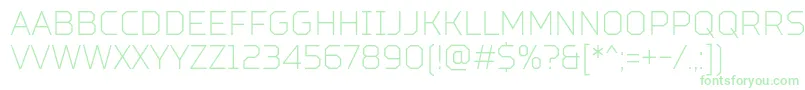 TtSquaresCondensedThinDemo Font – Green Fonts
