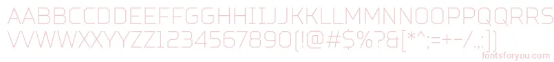 TtSquaresCondensedThinDemo Font – Pink Fonts