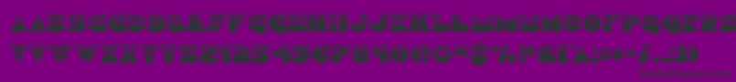 Discoduckhalf Font – Black Fonts on Purple Background