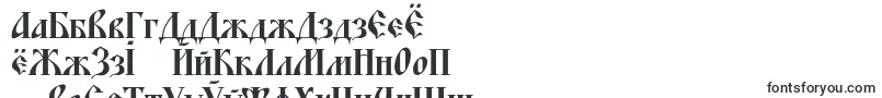 Więcej informacji o czcionce Blagovestfourserifc Czcionka Blagovestfourserifc – białoruskie czcionki