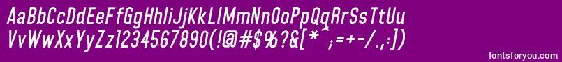 HomeplanetbbBolditalic Font – White Fonts on Purple Background