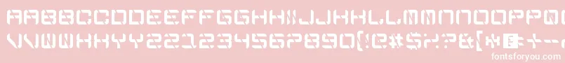 Więcej informacji o czcionce EdgeCutting Czcionka EdgeCutting – białe czcionki na różowym tle