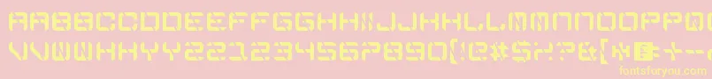EdgeCutting Font – Yellow Fonts on Pink Background