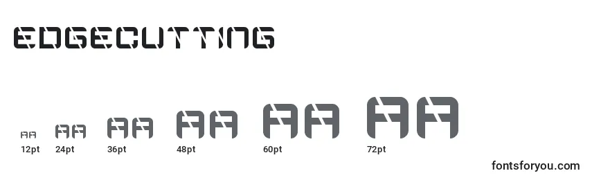 EdgeCutting Font Sizes