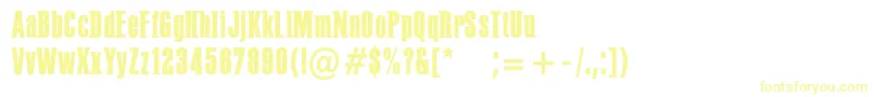 PffusionMedium Font – Yellow Fonts