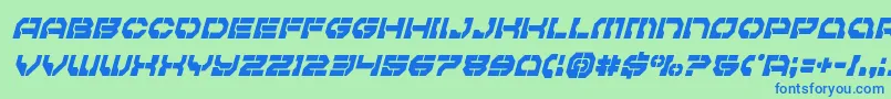 More about Pulsarclasscondital Font Pulsarclasscondital Font – Blue Fonts on Green Background