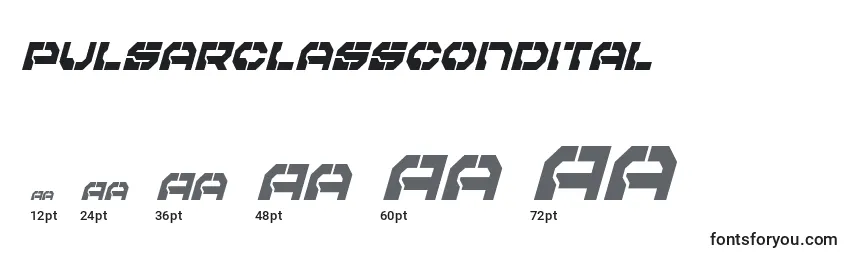 Pulsarclasscondital Font Sizes