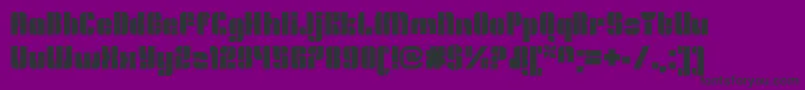 OrangeroyaleOpenregular Font – Black Fonts on Purple Background