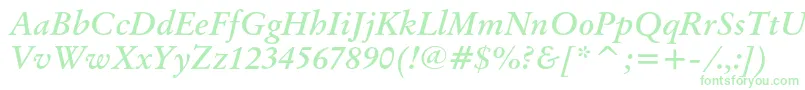 OriginalgaramondcbtBolditalic Font – Green Fonts