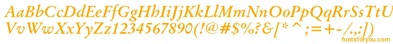 OriginalgaramondcbtBolditalic Font – Orange Fonts
