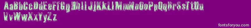 RvdMicrocode Font – Green Fonts on Purple Background