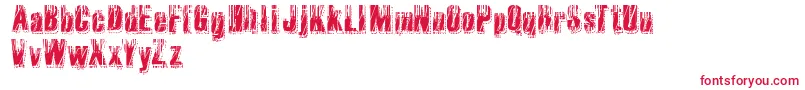 RvdMicrocode Font – Red Fonts on White Background