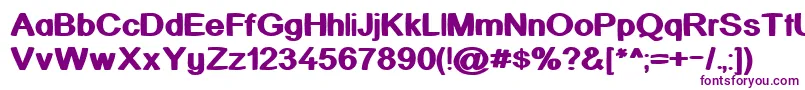 Kickass Font – Purple Fonts