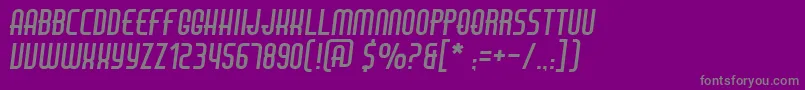 AirAmericana Font – Gray Fonts on Purple Background