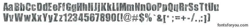 フォントSafarizebra – 白い背景に黒い文字