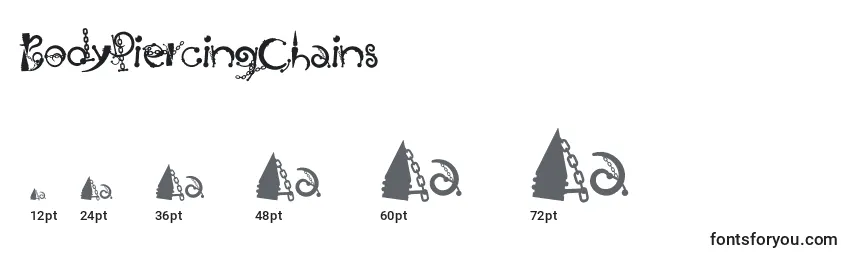 Размеры шрифта BodyPiercingChains (77807)