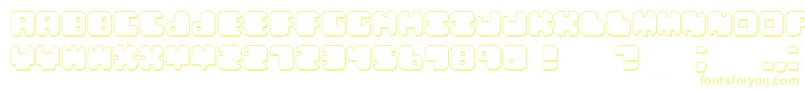 Lebenshadow-Schriftart – Gelbe Schriften