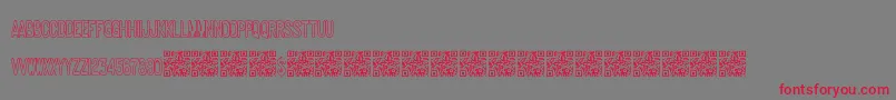 fuente Makingideas – Fuentes Rojas Sobre Fondo Gris