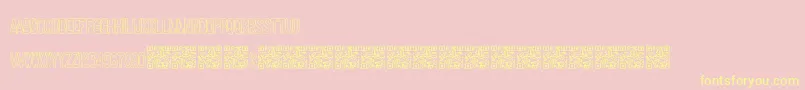 Makingideas Font – Yellow Fonts on Pink Background