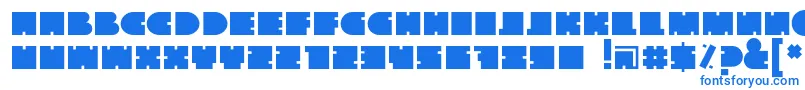 Thegofont-fontti – siniset fontit