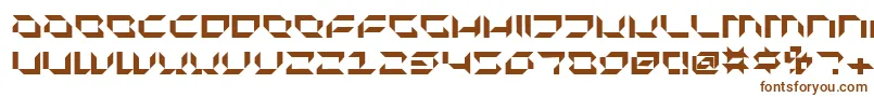 Шрифт Plurn – коричневые шрифты на белом фоне