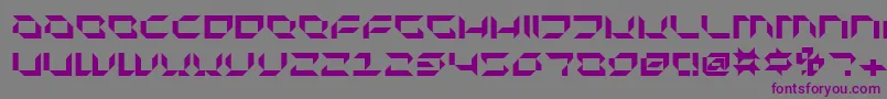 Шрифт Plurn – фиолетовые шрифты на сером фоне