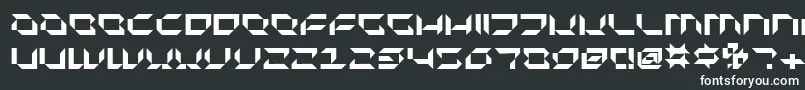 Шрифт Plurn – белые шрифты
