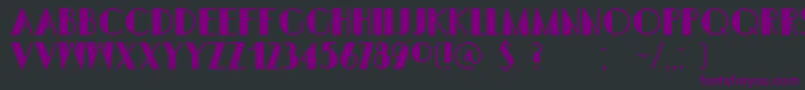DkSemarangKolonial Font – Purple Fonts on Black Background