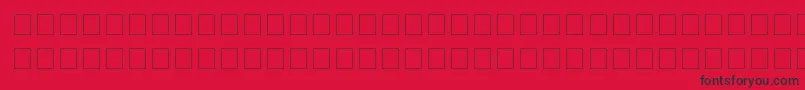 Commodore64 Font – Black Fonts on Red Background