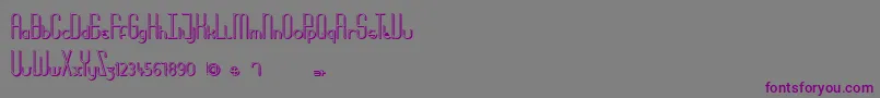 MoreBabydoll Font – Purple Fonts on Gray Background