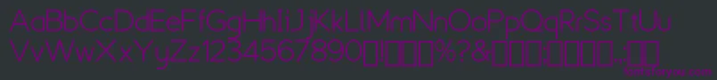 ExplogosDemo Font – Purple Fonts on Black Background