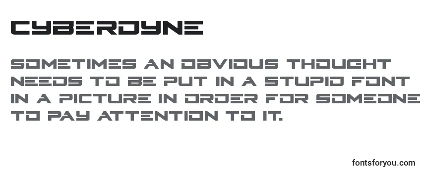 Review of the Cyberdyne Font