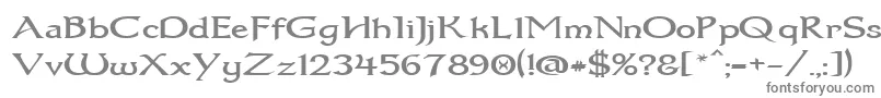 Dumbledor1Wide Font – Gray Fonts