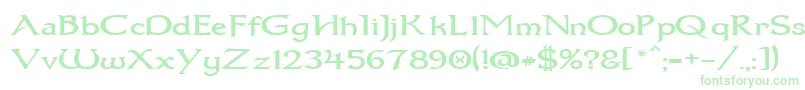 Dumbledor1Wide Font – Green Fonts