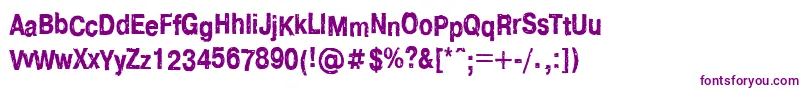 Ft95 Font – Purple Fonts on White Background