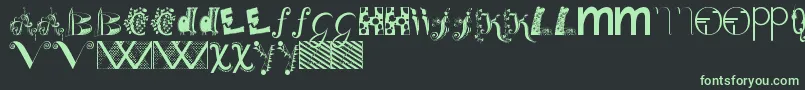 Bitsnbobs Font – Green Fonts on Black Background