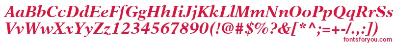 NewAsterLtBoldItalic Font – Red Fonts