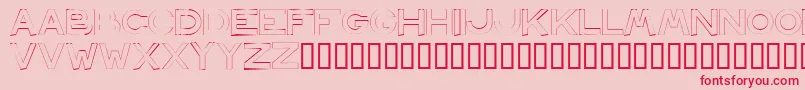 Antwerp Font – Red Fonts on Pink Background