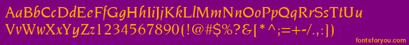 Подробнее о шрифте ItcNovareseLtMediumItalic Шрифт ItcNovareseLtMediumItalic – оранжевые шрифты на фиолетовом фоне