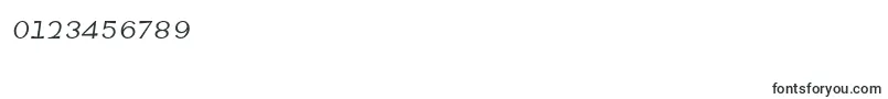 SinahsansLtCondensedItalic Font – Fonts for Numbers and Digits