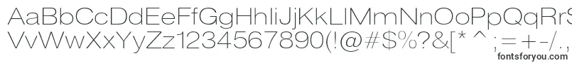 Шрифт Heliosextthinc – многолинейные шрифты