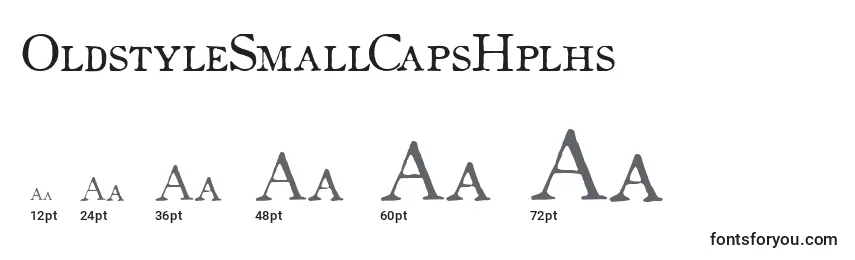 OldstyleSmallCapsHplhs Font Sizes
