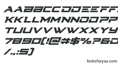 Cyberdynesuperital font – vector Fonts