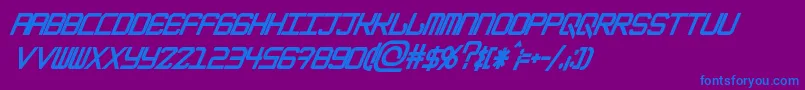 fuente EpicenterBlackitalic – Fuentes Azules Sobre Fondo Morado