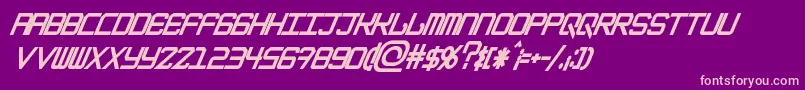 fuente EpicenterBlackitalic – Fuentes Rosadas Sobre Fondo Morado