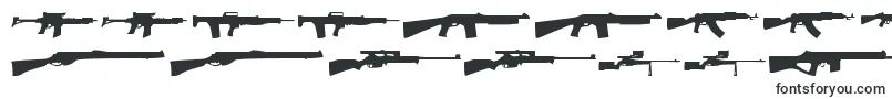 Шрифт Guns1 – шрифты, начинающиеся на G