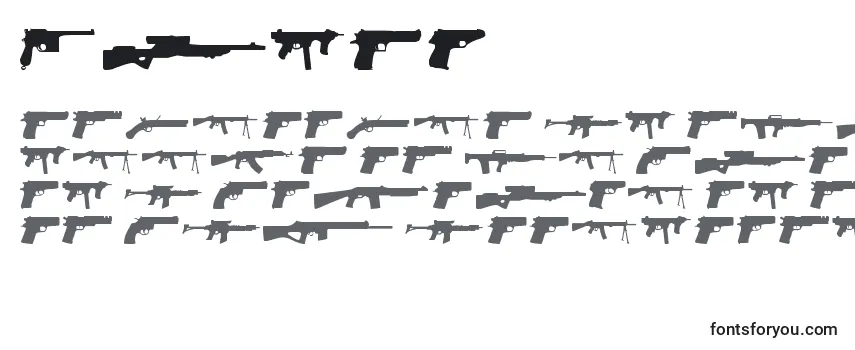 Шрифт Guns1
